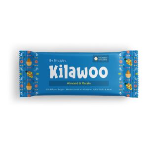 Kilawoo: Almond & Raisin, front of pack