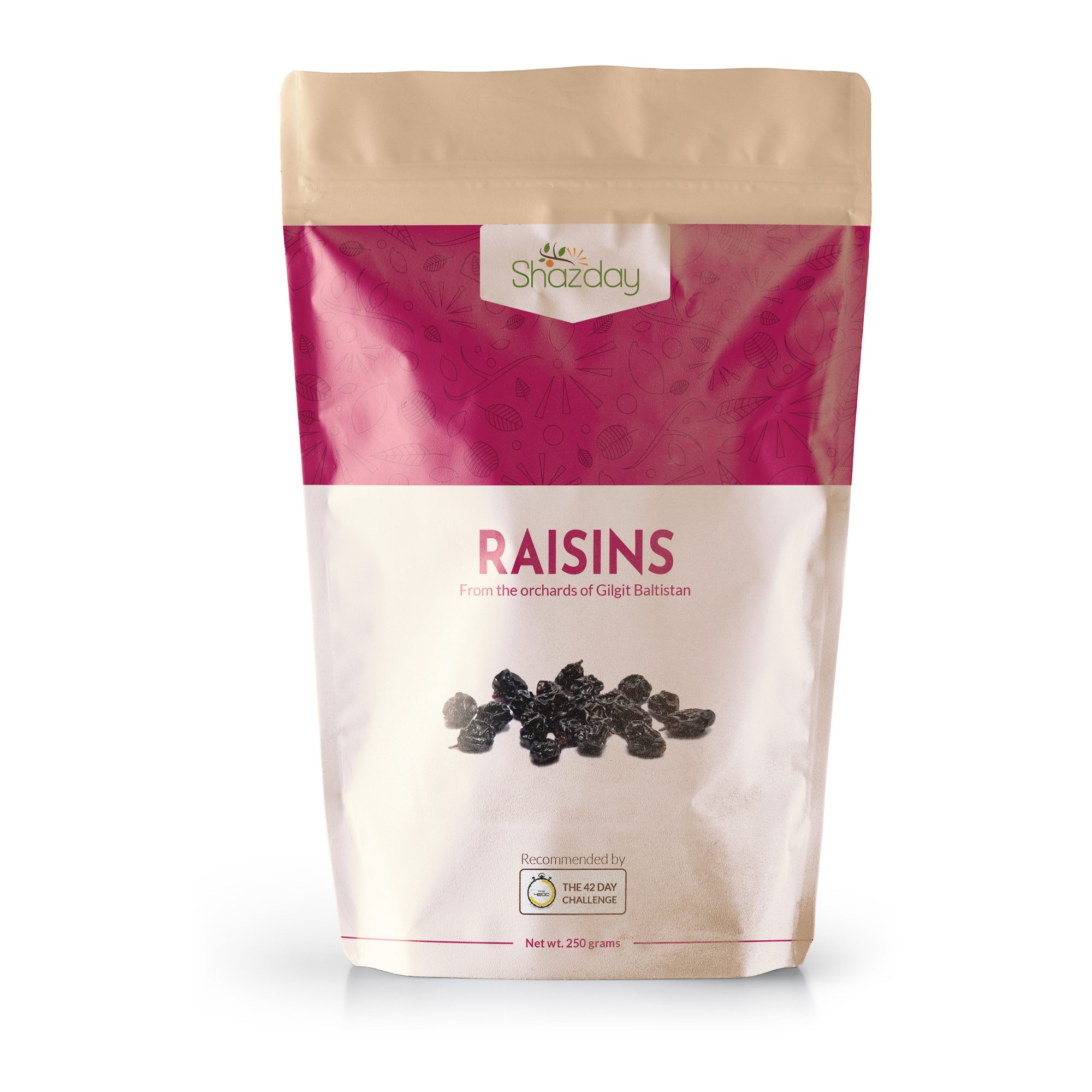 Black Raisins, front of pack