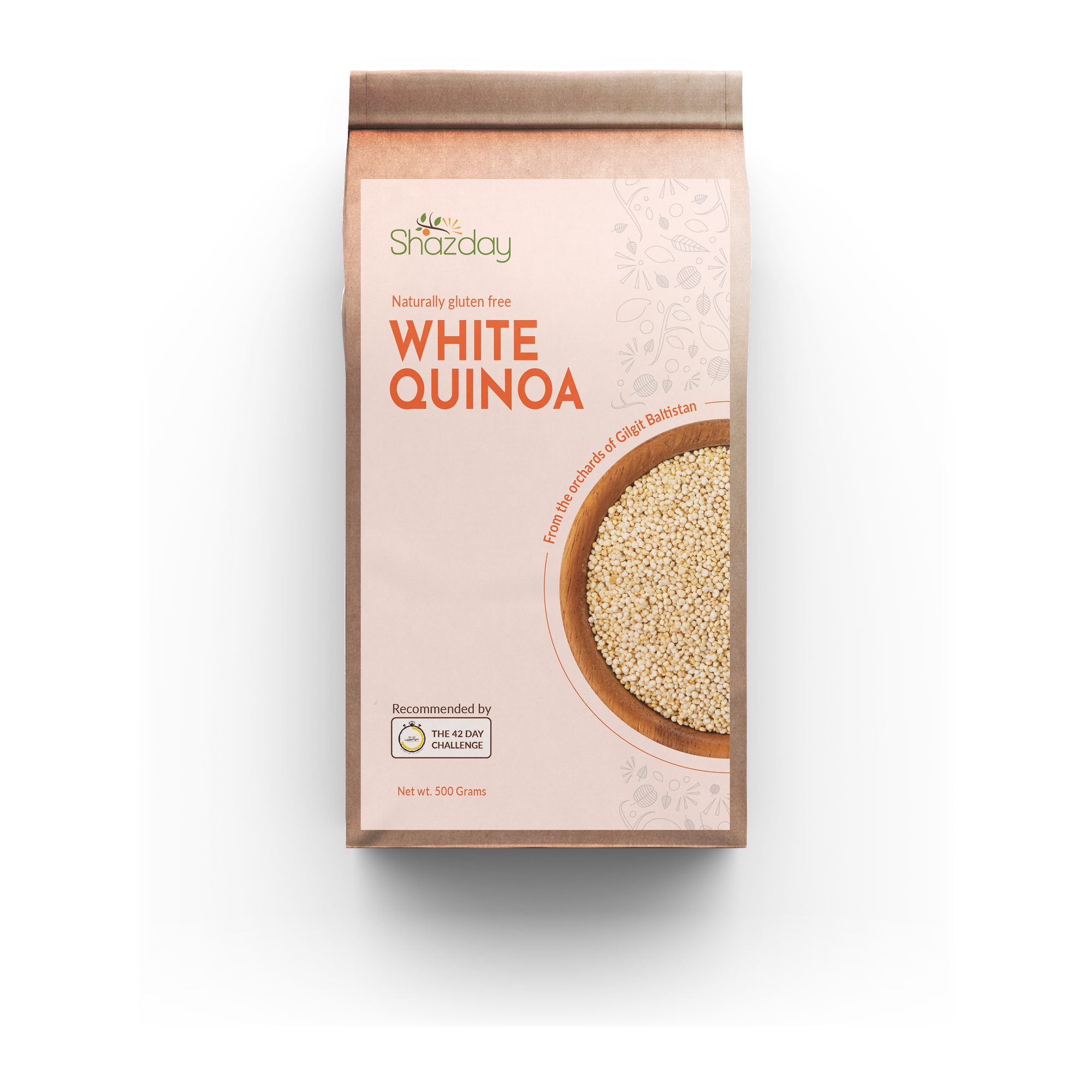 White Quinoa, front of pack